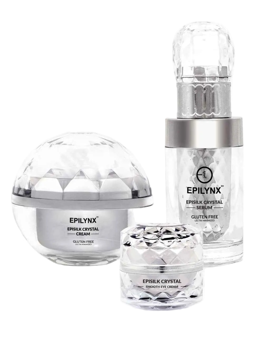 Wrinkle Smoothing Hydration Set for Sensitive Skin – Vegan, Gluten-Free 3-Piece Brightening & Firming Collection Face Creams EpiLynx