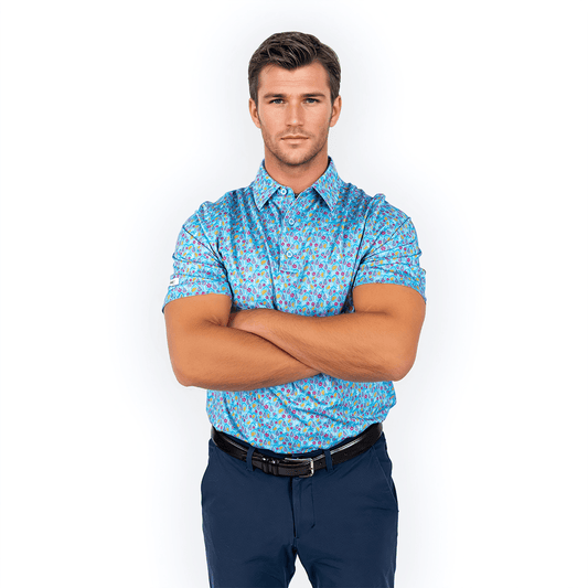 TEEK - Time to Par/Tee Mens Polo TOPS TEEK 2P