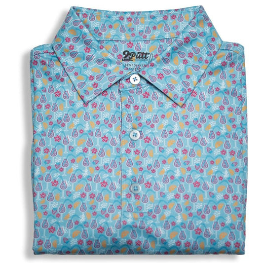 TEEK - Time to Par/Tee Mens Polo TOPS TEEK 2P S