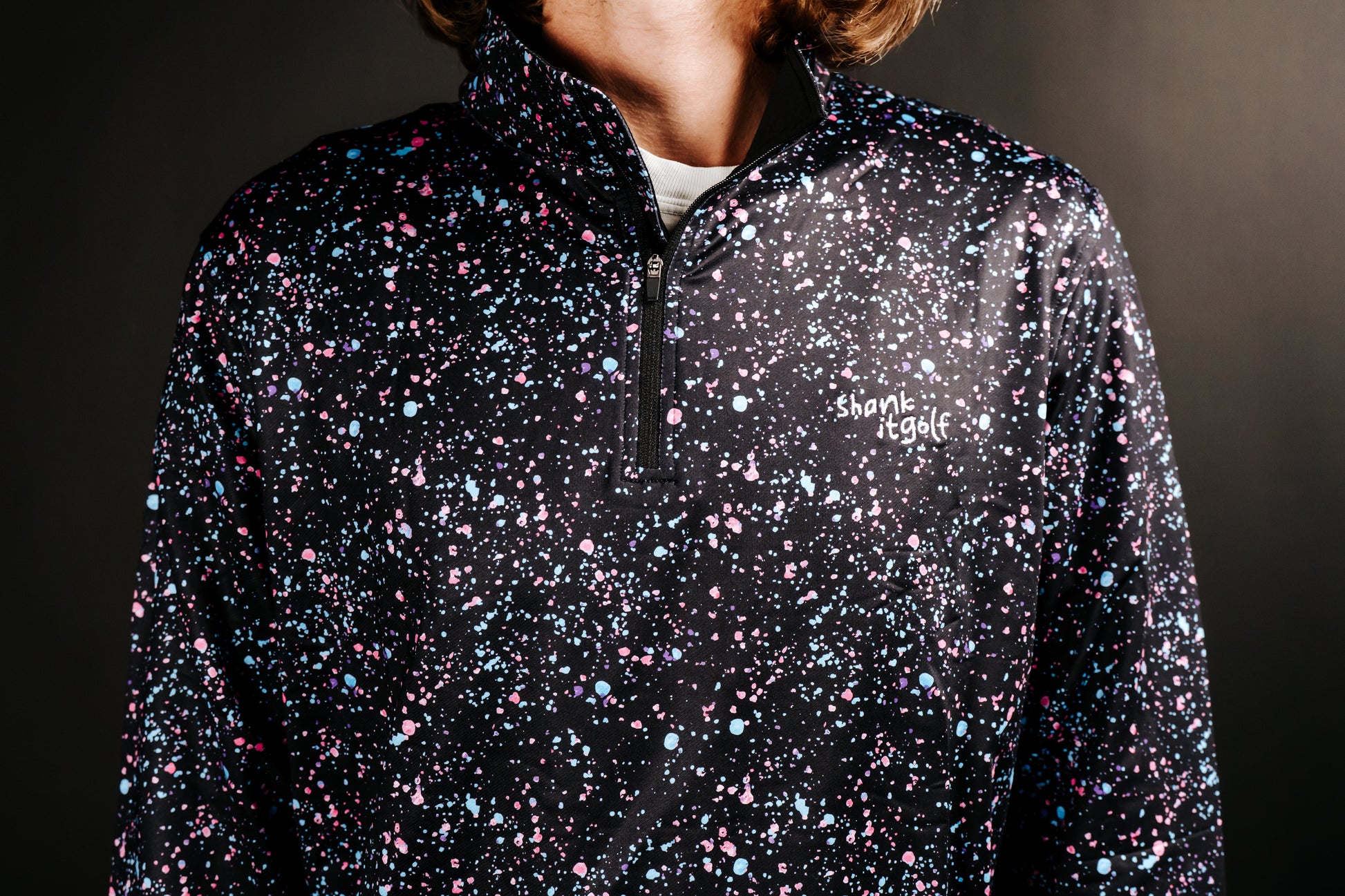 TEEK - Paint Splatter Quarter Zip JACKET TEEK SIG