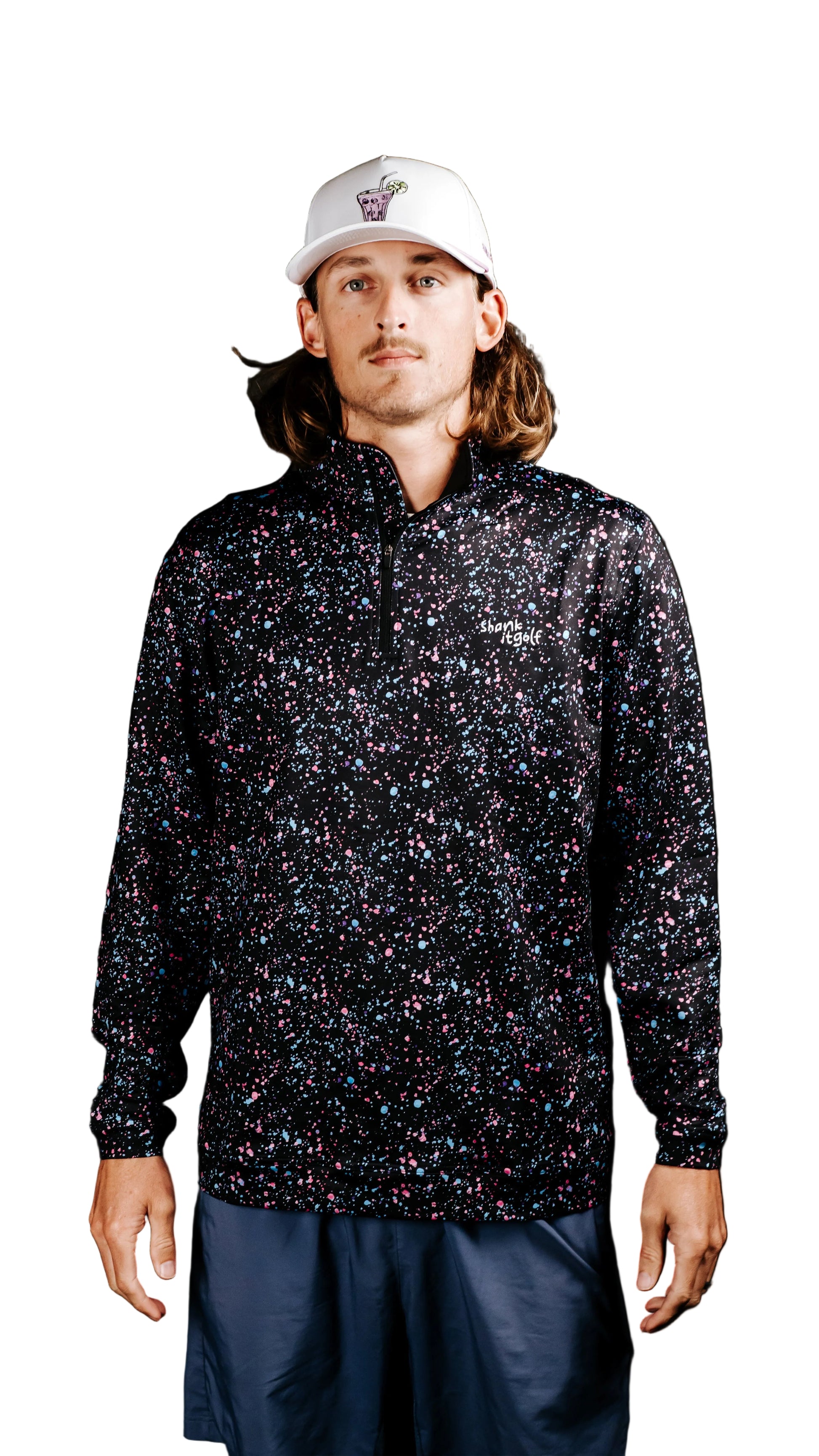 TEEK - Paint Splatter Quarter Zip JACKET TEEK SIG