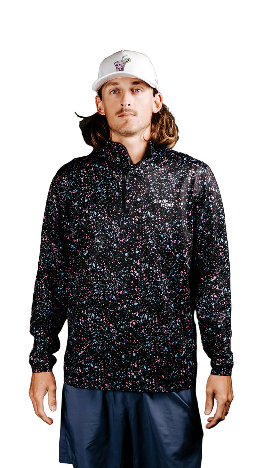 TEEK - Paint Splatter Quarter Zip JACKET TEEK SIG