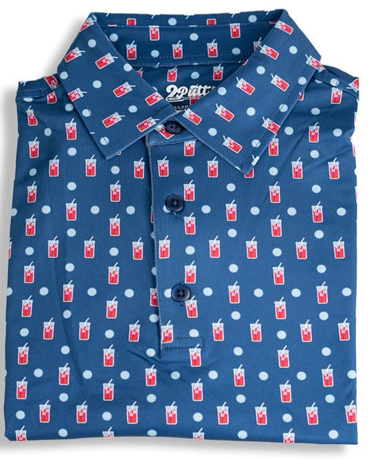 TEEK - Transfusion Mens Polo TOPS TEEK 2P S