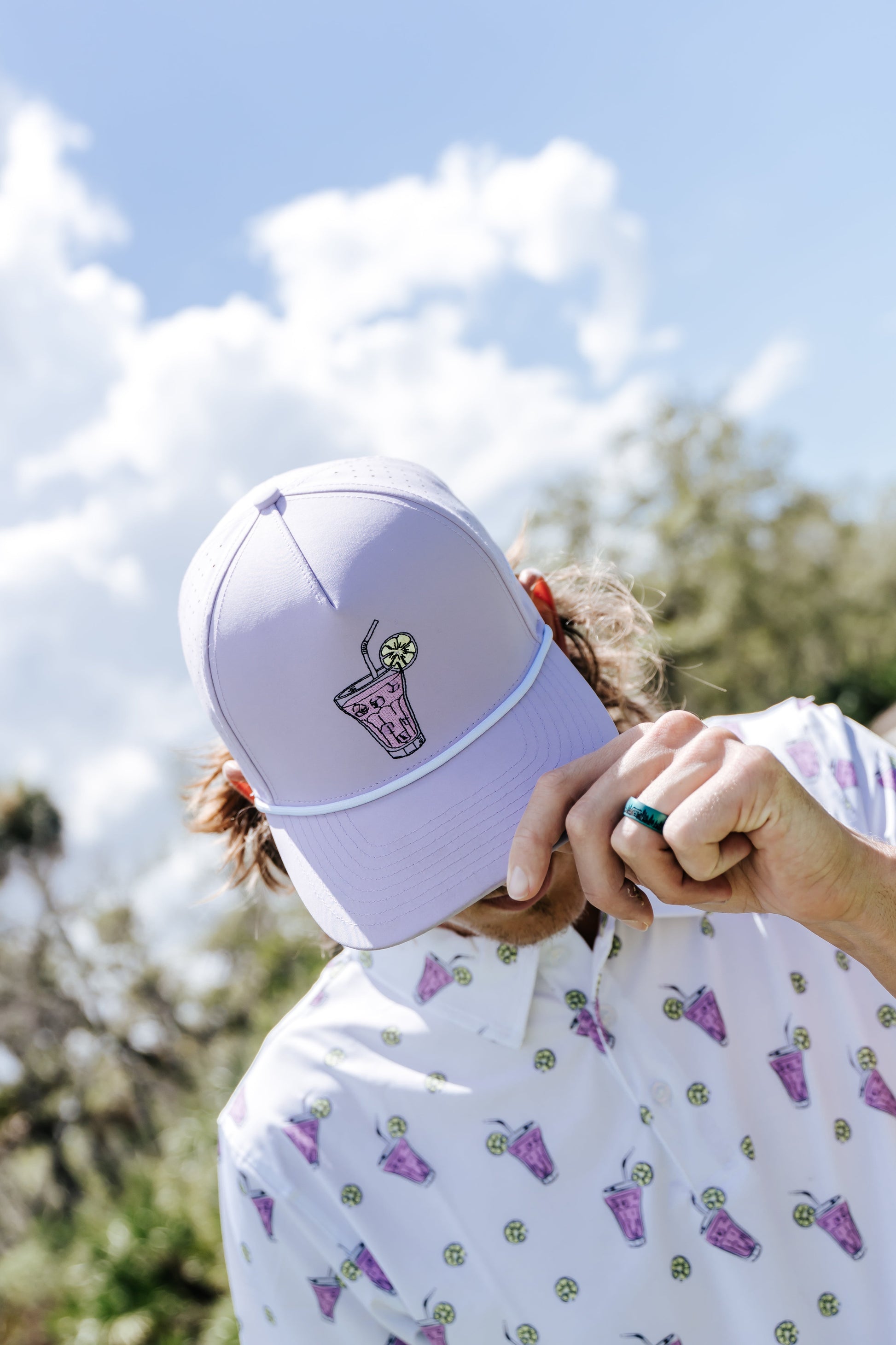 TEEK - Purple Drank Purple Hat HAT TEEK SIG