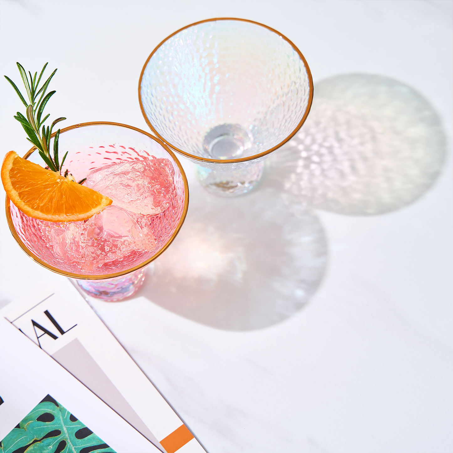 TEEK - Dulce Martini Cocktail Glassware Set HOME DECOR TEEK KS