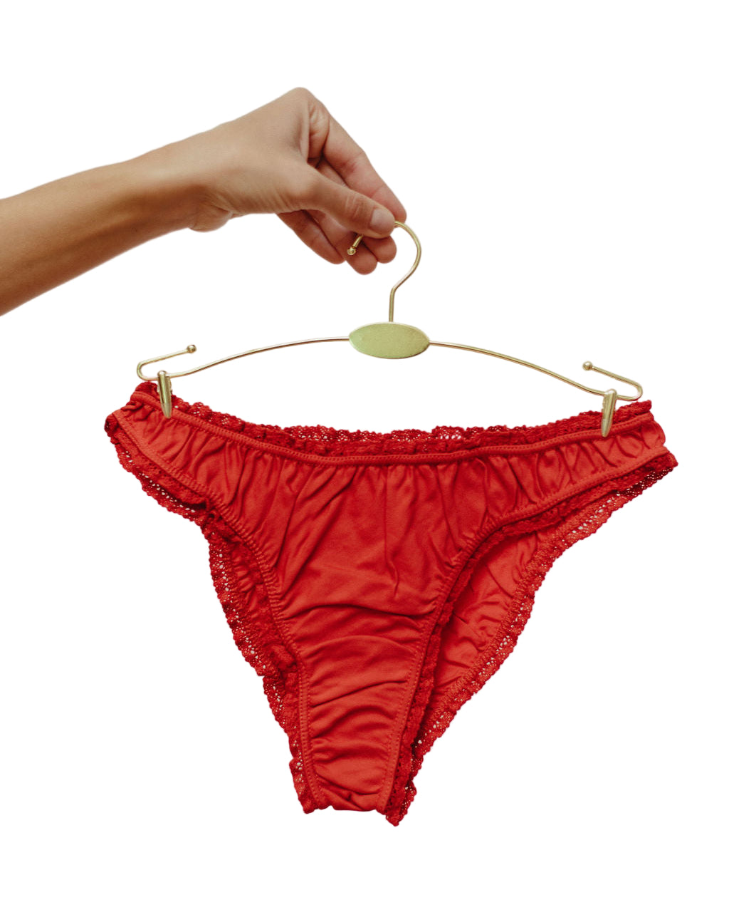 TEEK - Red Frilly Panties UNDERWEAR TEEK PNM XS