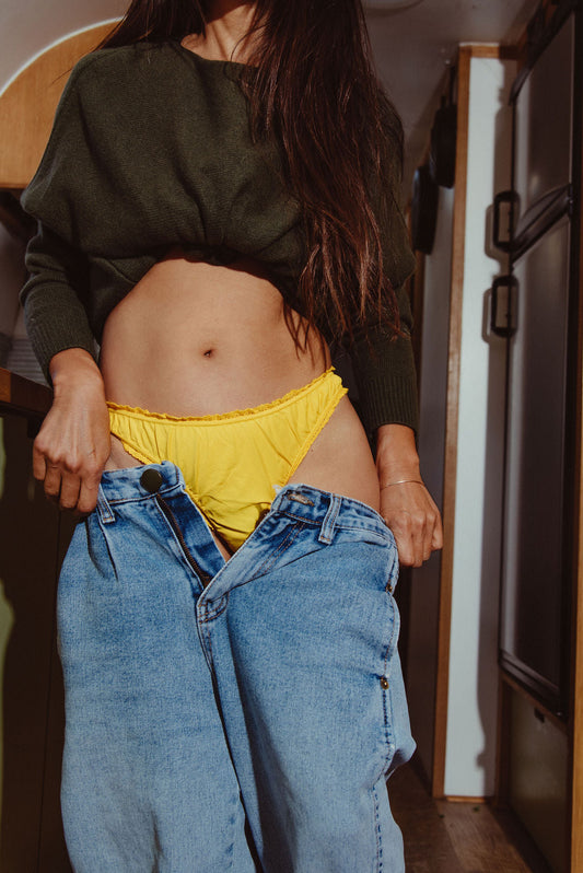 TEEK - Yellow Lemon Frilly Panties UNDERWEAR TEEK PNM