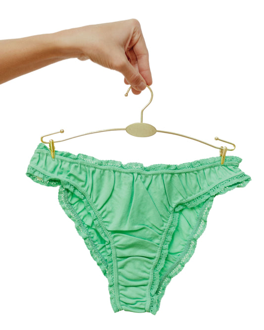 TEEK - Neptune Green Frilly Panties UNDERWEAR TEEK PNM XS