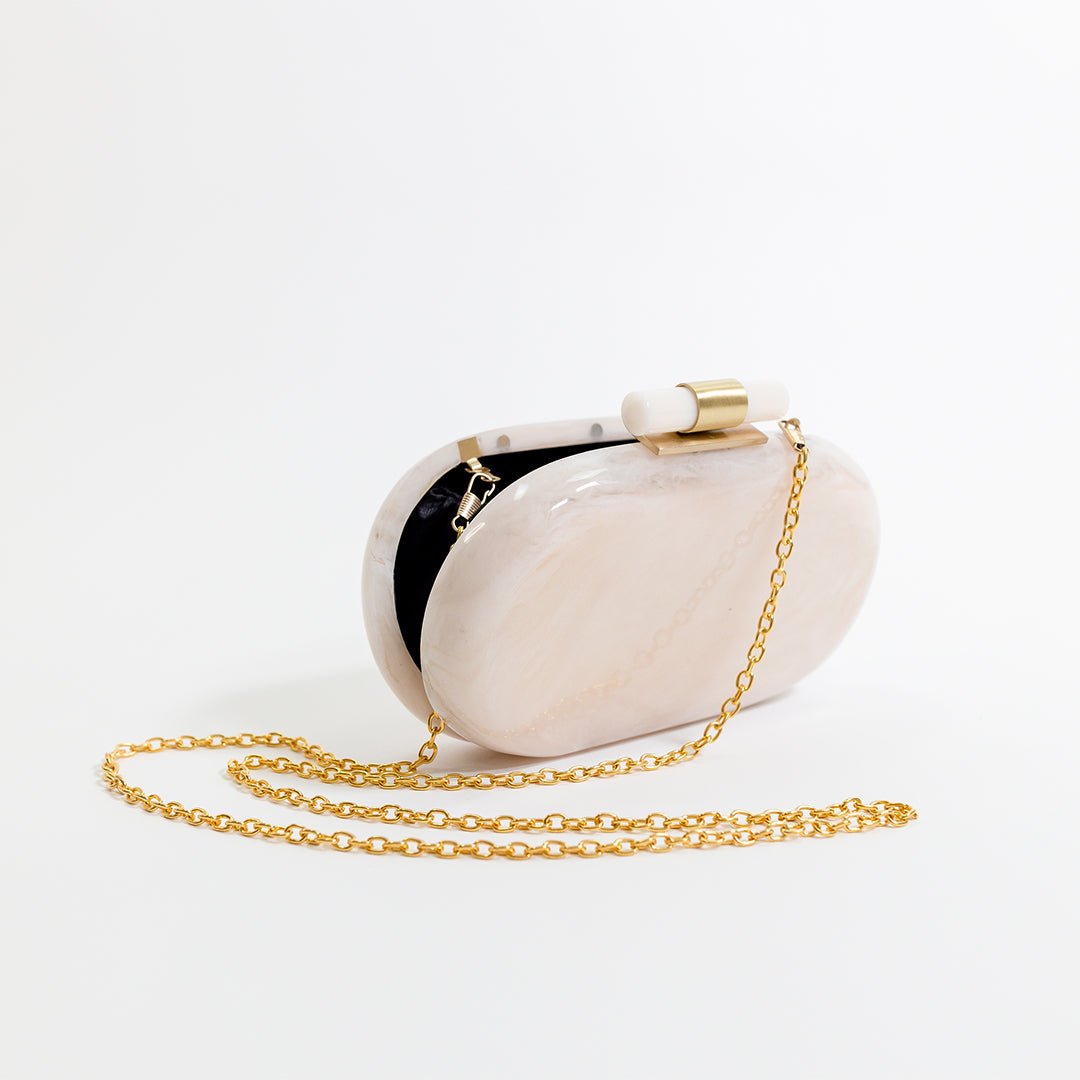 TEEK - Pearl Ethereal Capsule Clutch BAG TEEK AL