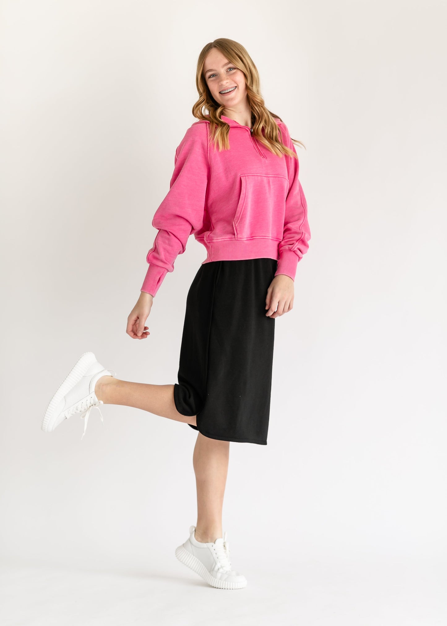 TEEK - Winnie Sweatshirt Skirt SKIRT TEEK INH Black XS