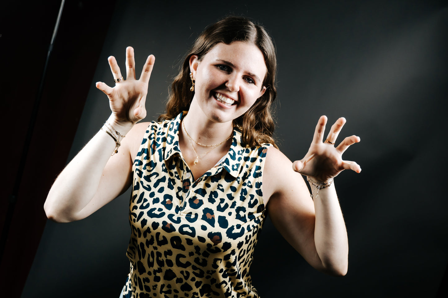 TEEK - Cheetah Leopard Polo TOPS TEEK SIG