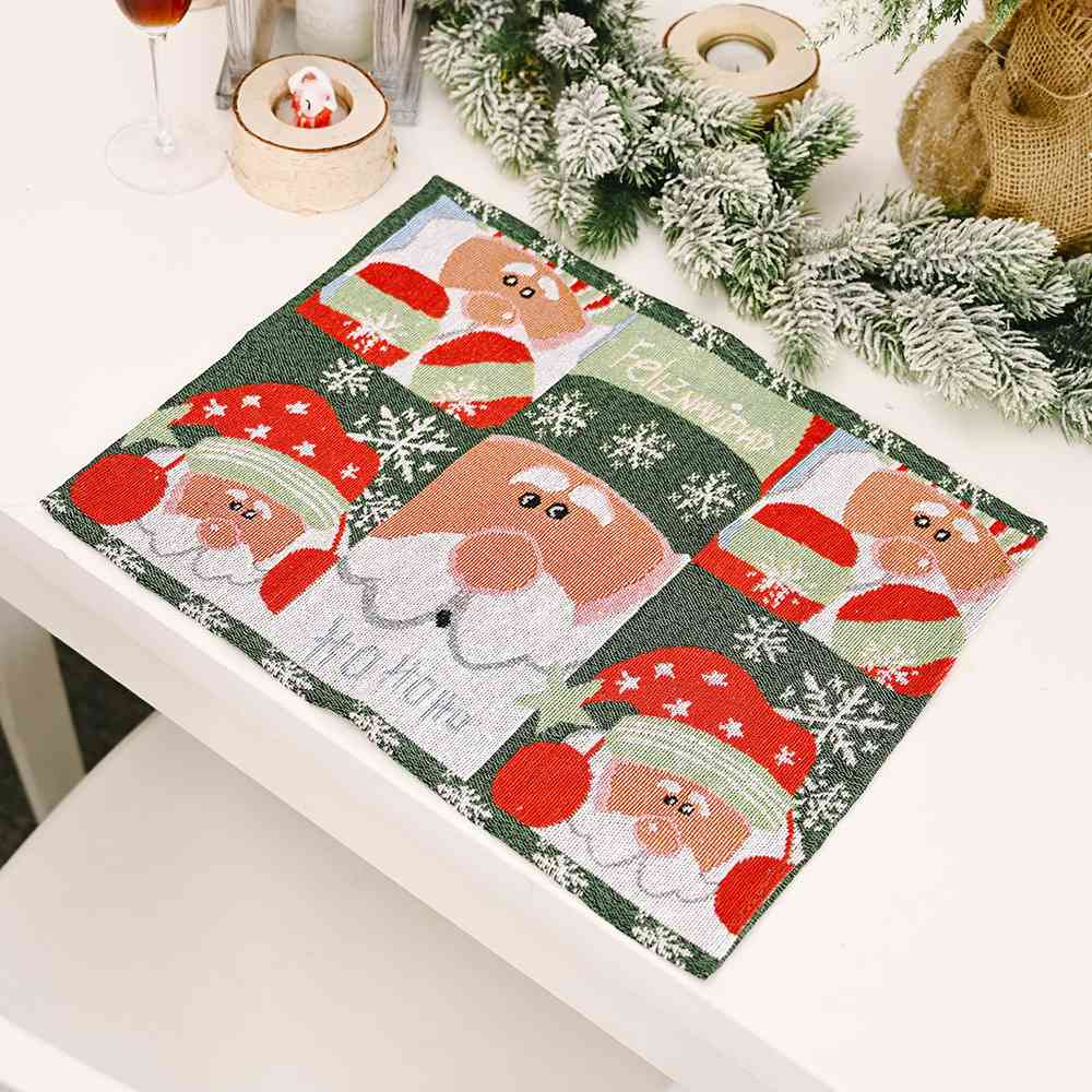 TEEK - Assorted 2-Piece Christmas Placemats HOME DECOR TEEK Trend Santa  