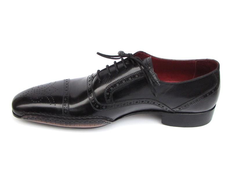 TEEK - Paul Parkman Captoe Black Shoes Oxfords SHOES theteekdotcom EU 38 - US 6  