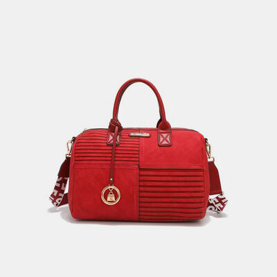 TEEK - NL Scallop Stitched Boston Bag BAG TEEK Trend RED  
