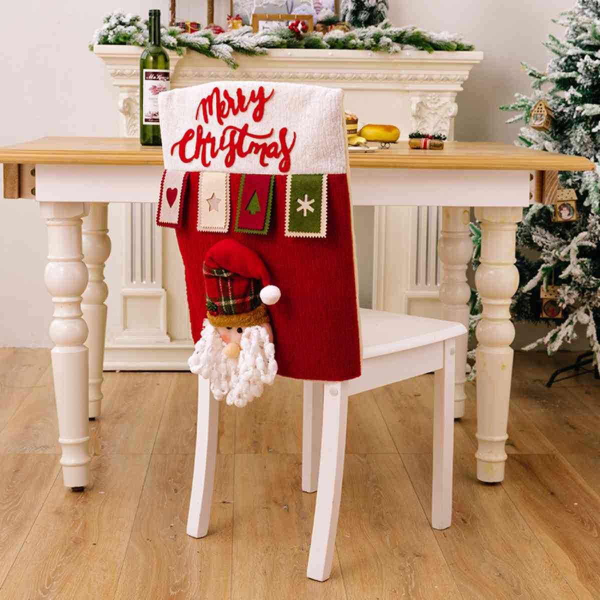 TEEK - Christmas Chair Cover HOME DECOR TEEK Trend Deep Red  