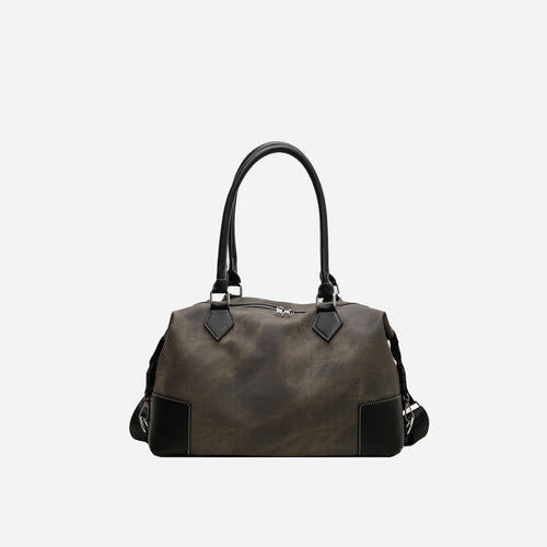 TEEK - Contrast Shoulder Bag BAG TEEK Trend Olive Brown  