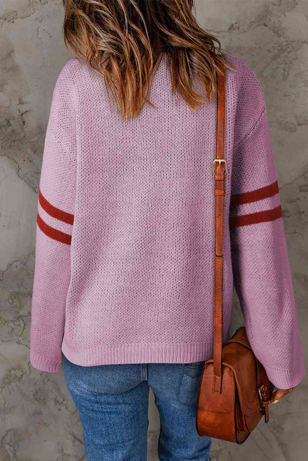 TEEK - Arm Stripe Heart Sweater SWEATER TEEK Trend   