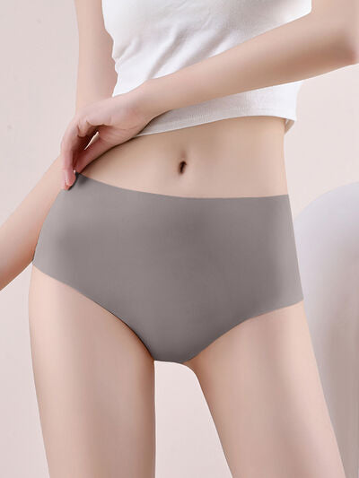 TEEK - Seamless Mid-Rise Waist Panty UNDERWEAR TEEK Trend Charcoal XS 