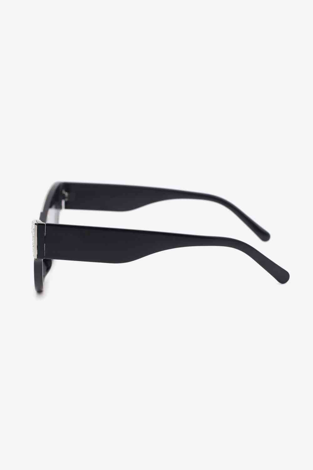TEEK - Regal Rhinestone Trim Cat-Eye Sunglasses EYEGLASSES TEEK Trend   