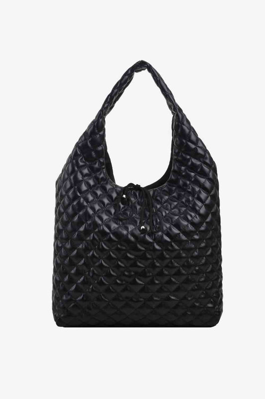 TEEK - Woven PU Leather Handbag BAG TEEK Trend Black  