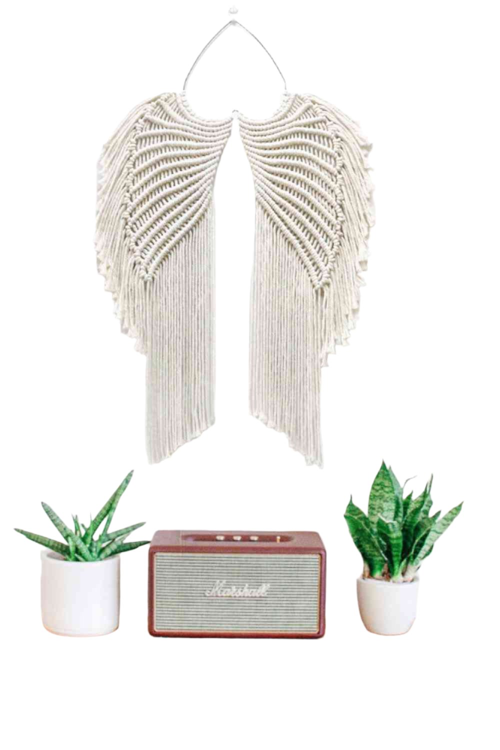 TEEK - Macrame Angel Wings Wall Hanging Decor HOME DECOR TEEK Trend   