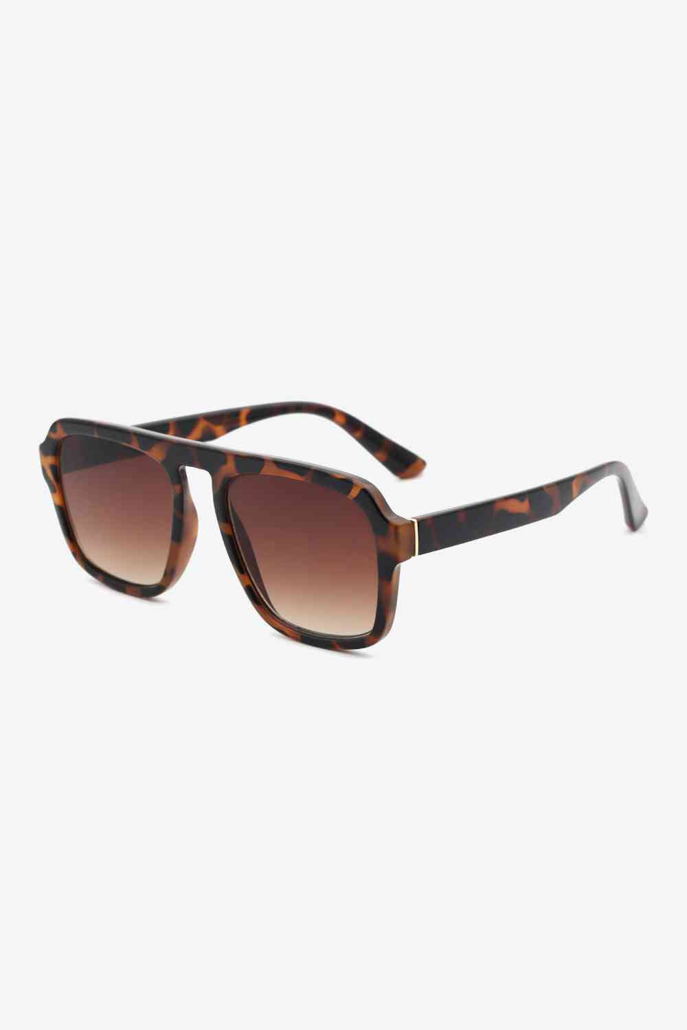 TEEK - Ochre Tortoiseshell Square Sunglasses EYEGLASSES TEEK Trend   