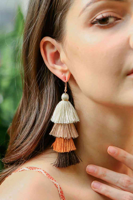 TEEK - Layered Tassel Earrings JEWELRY TEEK Trend   