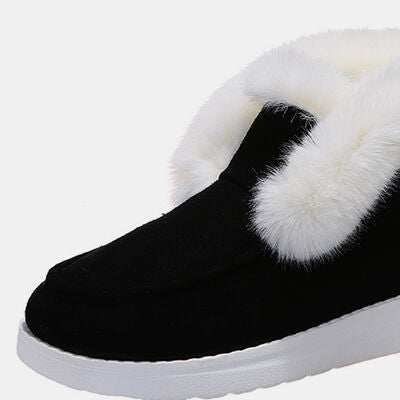TEEK - Furry Suede Snow Boots SHOES TEEK Trend   