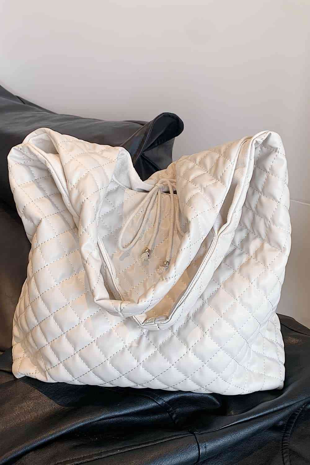 TEEK - Woven PU Leather Handbag BAG TEEK Trend   