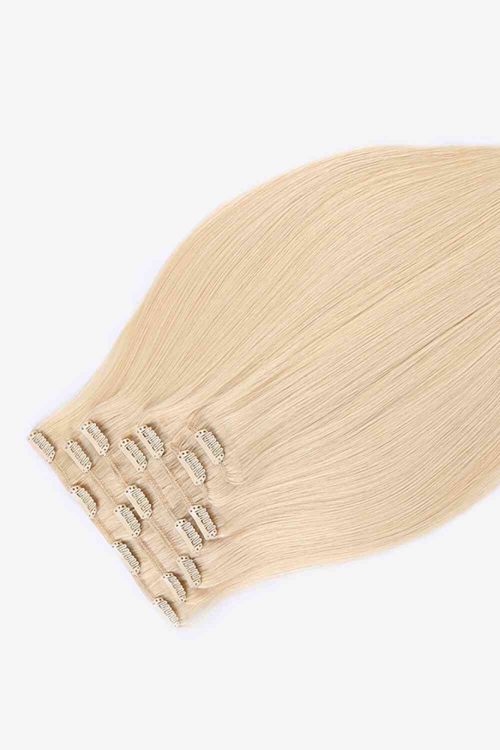 TEEK - 20" 120g Clip-in Indian Human Hair Extensions in Blonde HAIR TEEK Trend   