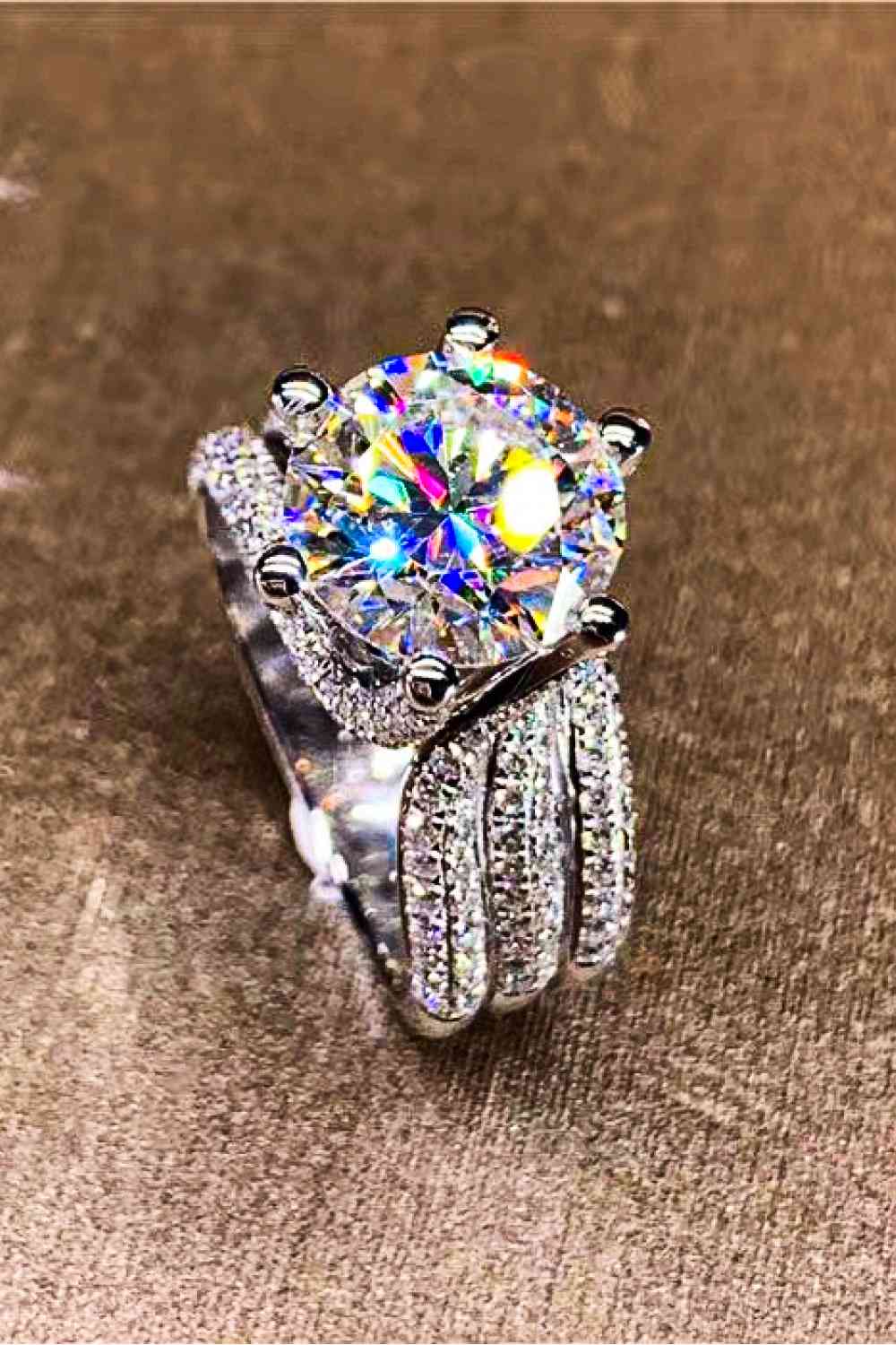 TEEK - Adored Lovely Three-Layer Ring JEWELRY TEEK Trend Silver 5 