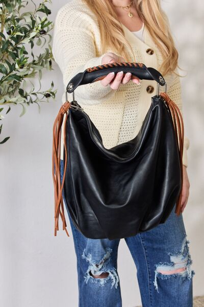 TEEK - Friend Fringe Contrast Handbag BAG TEEK Trend   