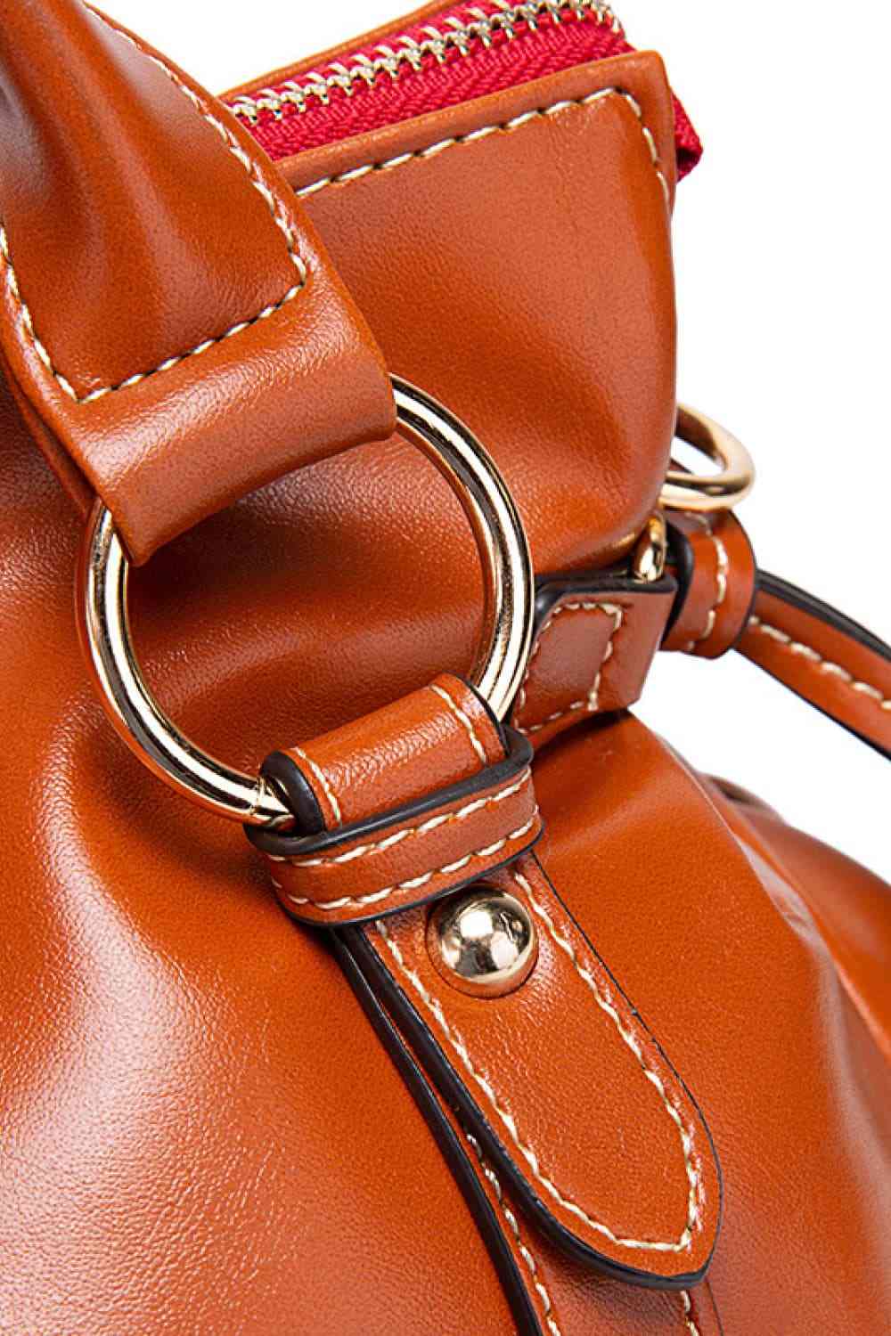 TEEK - PU Leather Handbag with Tassels BAG TEEK Trend   