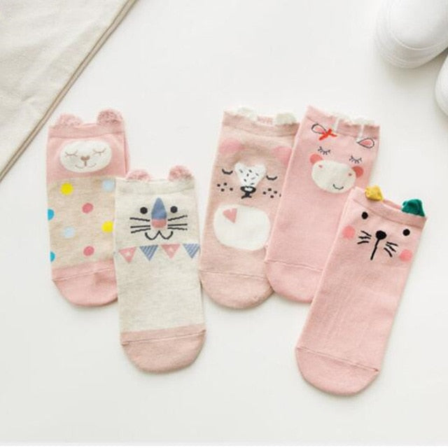 TEEKS - Love On Top Socks | 5 pairs SOCKS theteekdotcom A One Size 