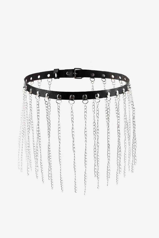 TEEK - Fringed Chain Belt BELT TEEK Trend   