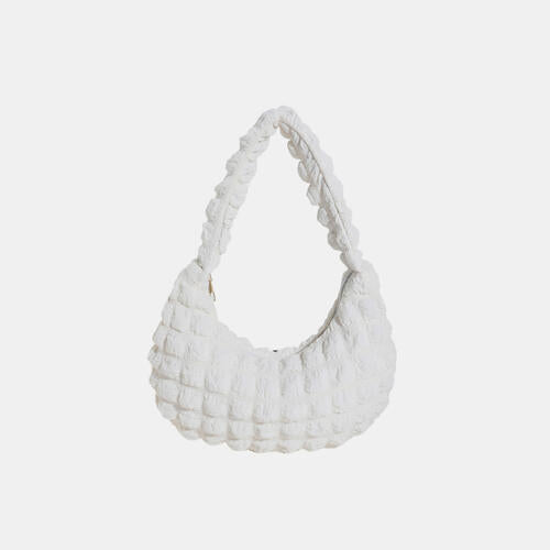 TEEK - Small Textured Handbag BAG TEEK Trend White  
