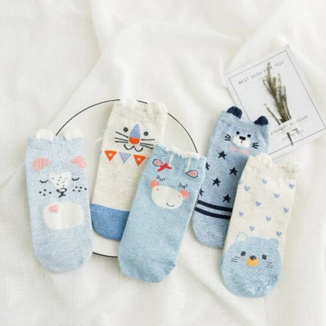 TEEK - Love On Top Socks | 5 pairs SOCKS theteekdotcom D One Size 