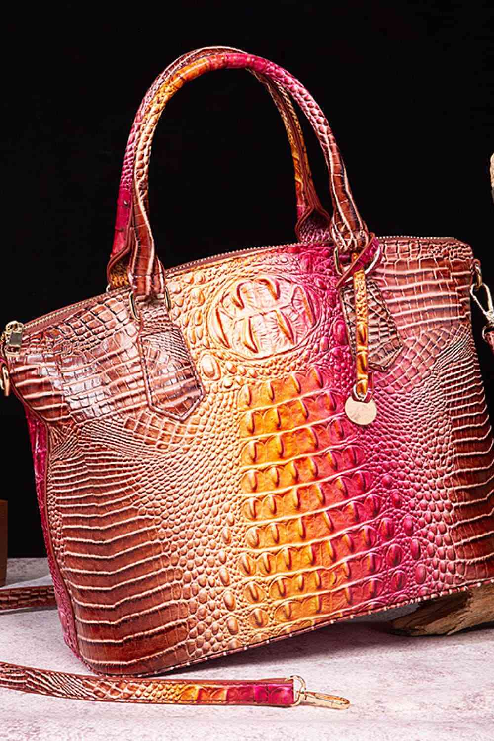 TEEK - Gradient Style Scheduler Handbag BAG TEEK Trend Brown/Pink  
