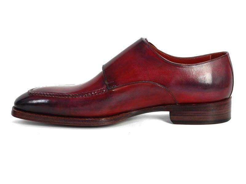 TEEK - Paul Parkman Double Monkstrap Black & Bordeaux Shoes SHOES theteekdotcom   