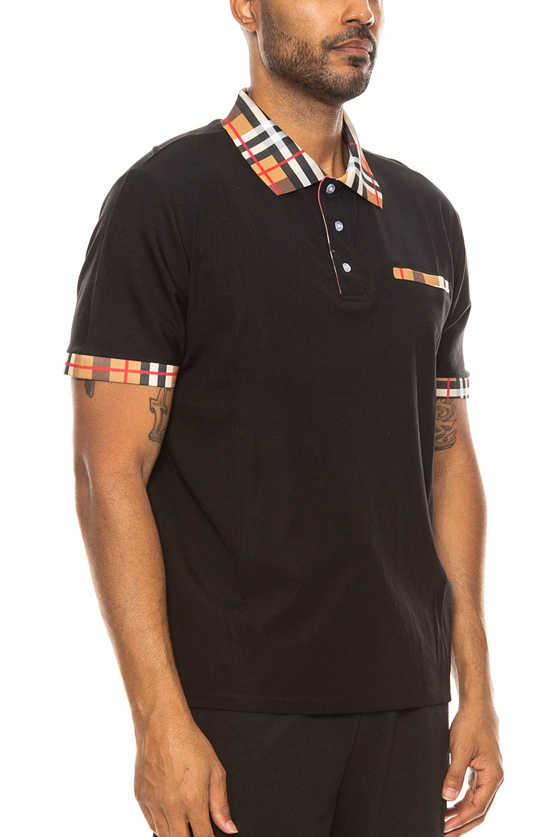 TEEK - Checkered Polo Style Shirt TOPS theteekdotcom   