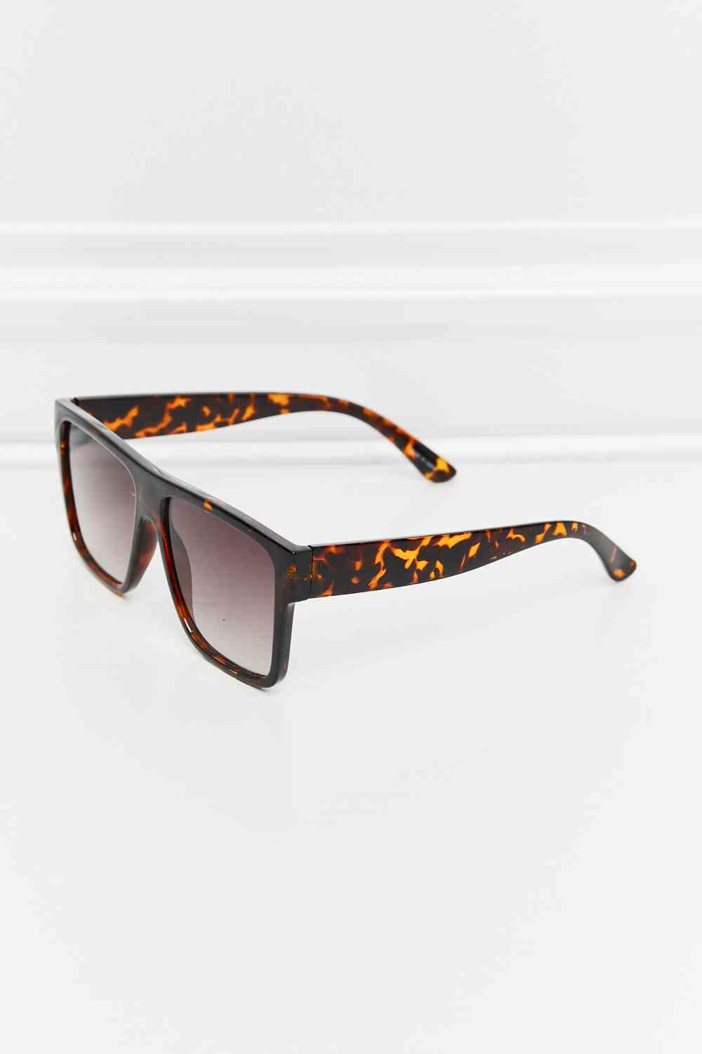 TEEK - Tangerine Tortoiseshell Square Sunglasses EYEGLASSES TEEK Trend   