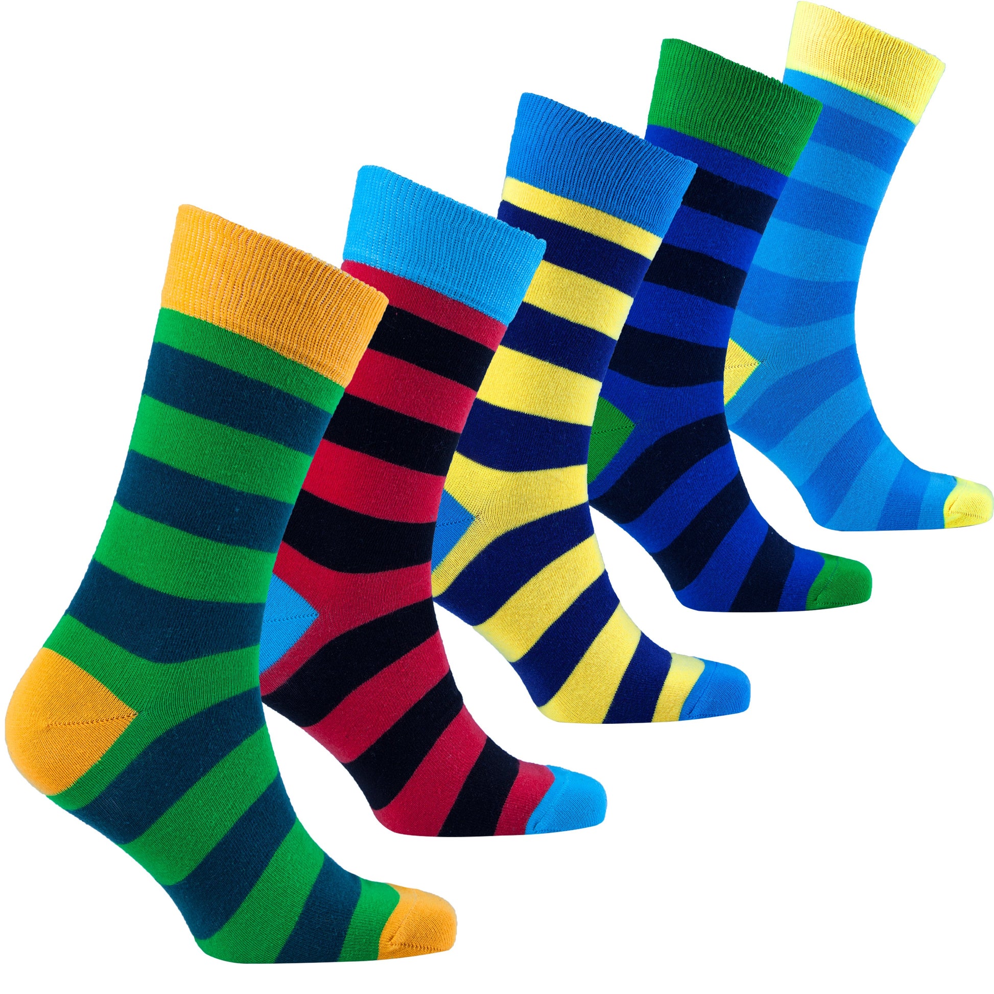 TEEK - Mens Deliberate Stripes Socks Set SOCKS TEEK M   