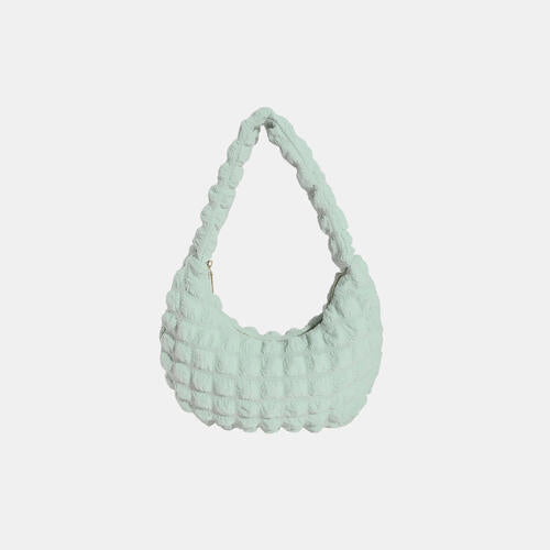 TEEK - Small Textured Handbag BAG TEEK Trend Gum Leaf  