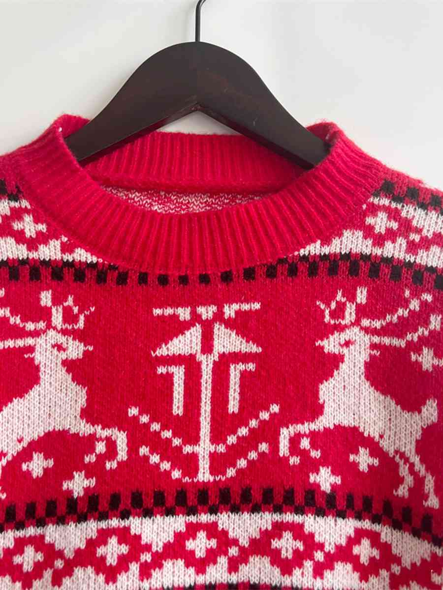 TEEK - Christmas Dropped Shoulder Sweater SWEATER TEEK Trend   