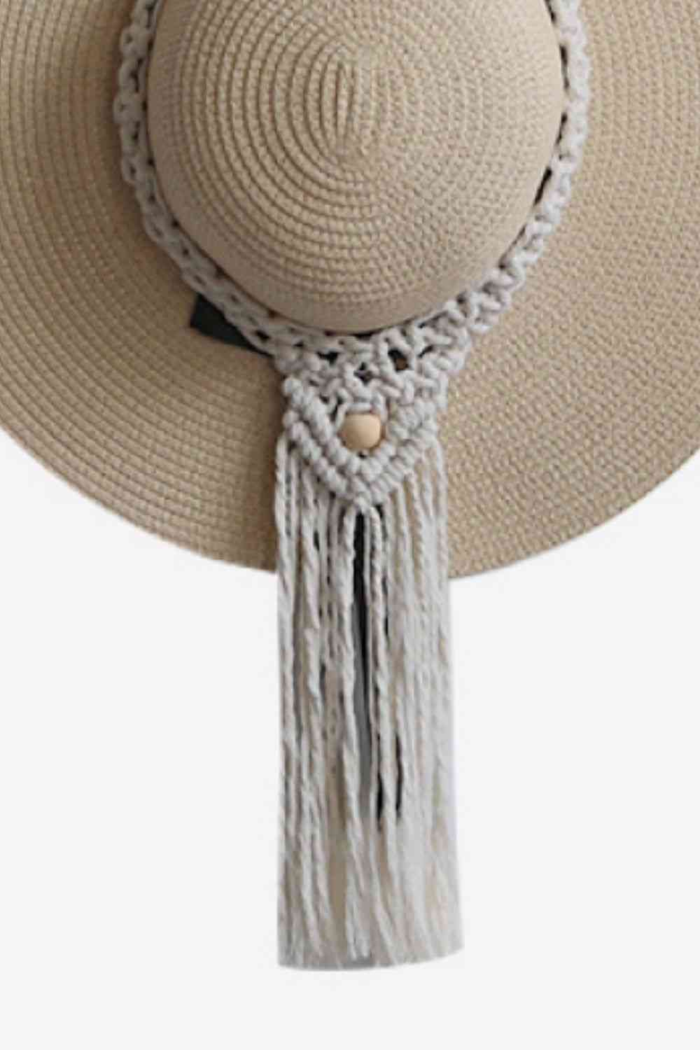 TEEK - Beige Macrame Single Hat Hanger HOME DECOR TEEK Trend   