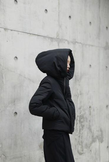 TEEK - Hooded Crop Puffer Coat JACKET TEEK M   