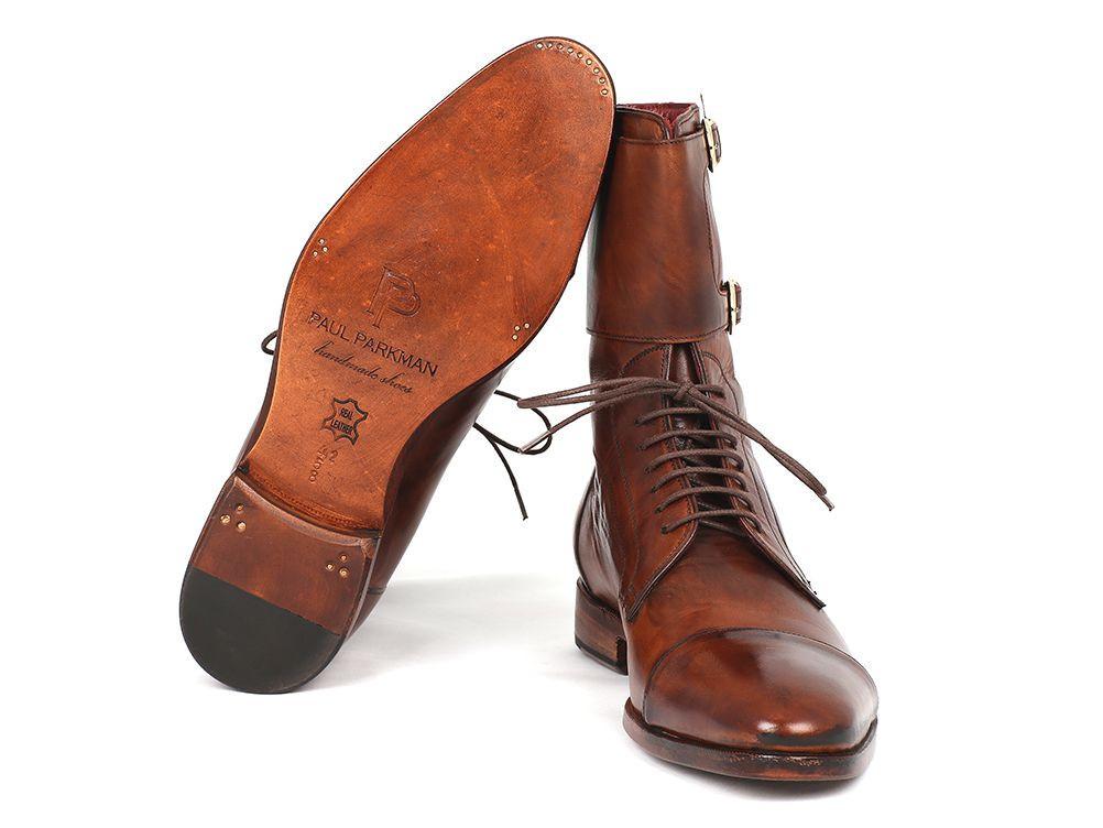 TEEK - Paul Parkman High Brown Calfskin Boots SHOES theteekdotcom   
