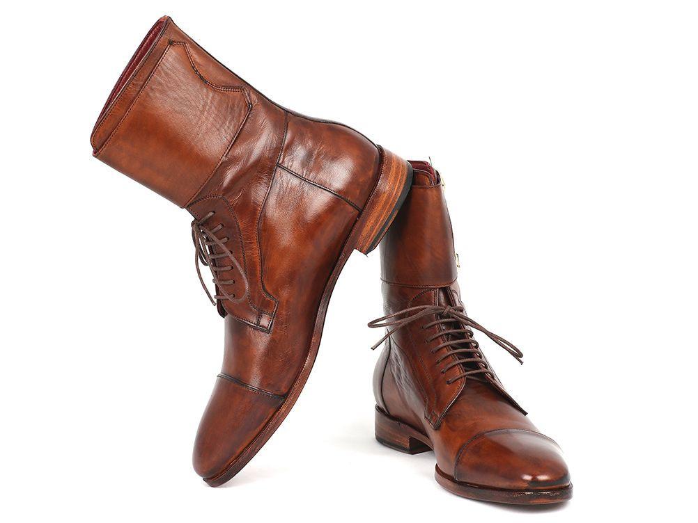 TEEK - Paul Parkman High Brown Calfskin Boots SHOES theteekdotcom EU 38 - US 6  