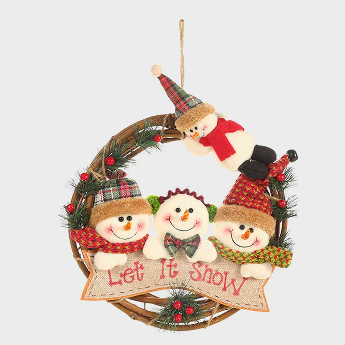 TEEK - Christmas Doll Wreath HOME DECOR TEEK Trend B  