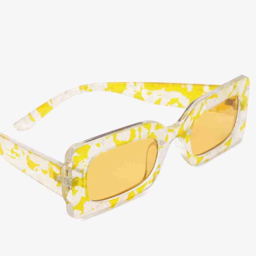 TEEK - Tortoiseshell Rectangle Sunglasses EYEGLASSES TEEK Trend   